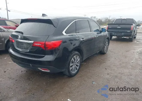 2015 Acura Mdx Technology Pkg W/Entertainment Pkg z USA, uszkodzony, nr VIN 5FRYD4H67FB003882